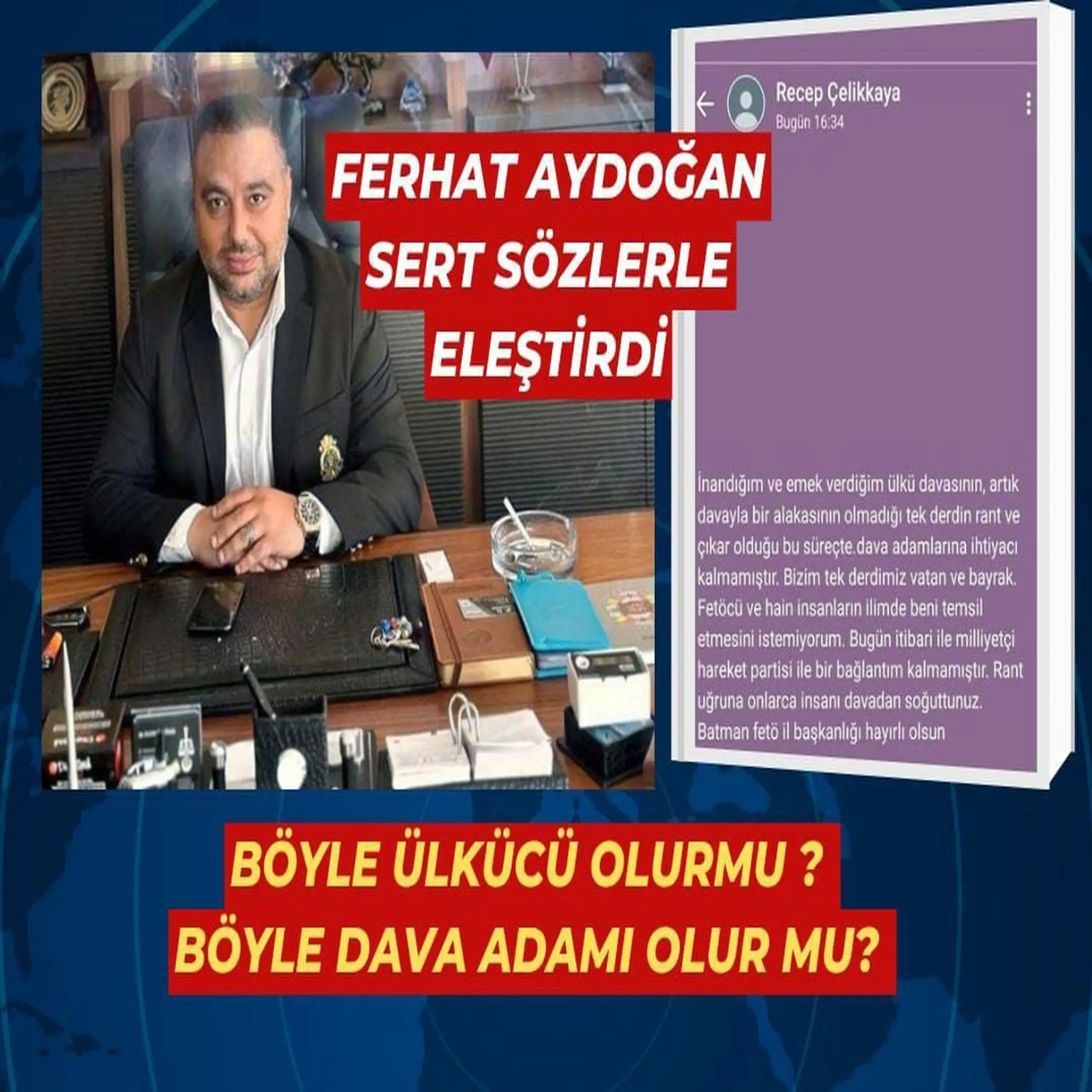 Ferhat Aydoğan’dan Çok Sert Eleştiri